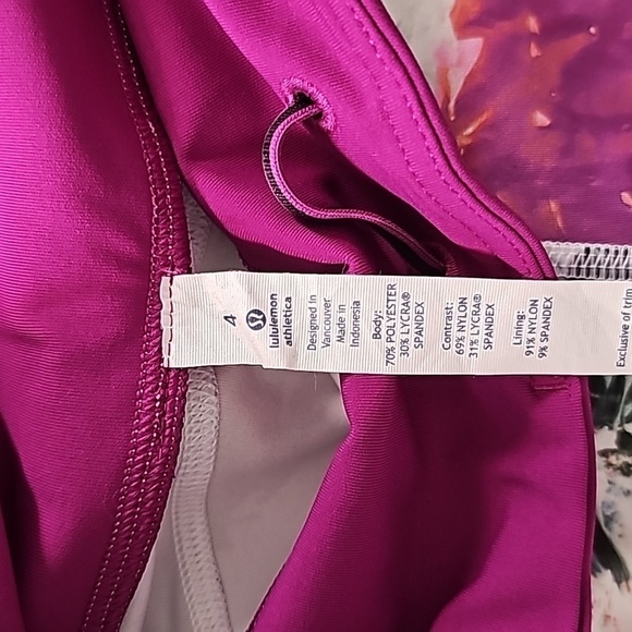 NWT Lululemon Speed Tight III *All Full-On Luxtreme Pigment Wave Multi Black Sz4 - Picture 5 of 14